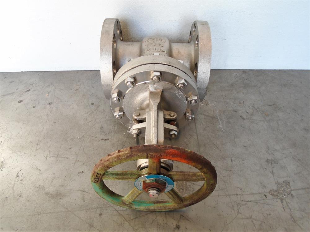 Kitz 4" 300# CF8M Gate Valve, Fig# 300UMAM-GRF